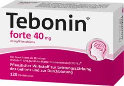 TEBONIN forte 40 mg Filmtabletten 120 St von Dr.Willmar Schwabe GmbH & Co.KG