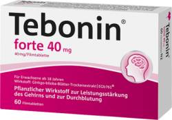 TEBONIN forte 40 mg Filmtabletten 60 St von Dr.Willmar Schwabe GmbH & Co.KG