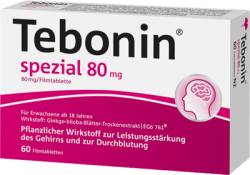 TEBONIN spezial 80 mg Filmtabletten 60 St von Dr.Willmar Schwabe GmbH & Co.KG