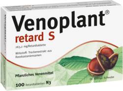 VENOPLANT retard S Tabl. 100 St von Dr.Willmar Schwabe GmbH & Co.KG