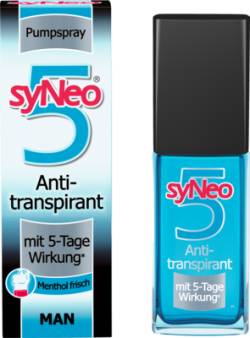 SYNEO 5 Man Deo Antitranspirant Spray 30 ml von Drschka Trading