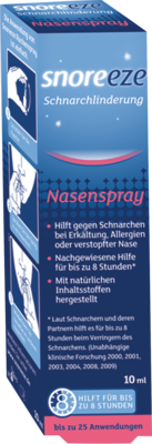 SNOREEZE Schnarchlinderung Nasenspray 10 ml von EB Vertriebs GmbH