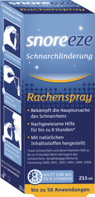 SNOREEZE Schnarchlinderung Rachenspray 23.5 ml von EB Vertriebs GmbH
