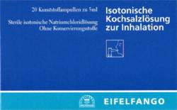 ISOTONISCHE Kochsalzl�sung zur Inhalation 20X5 ml von EIFELFANGO GmbH & Co. KG