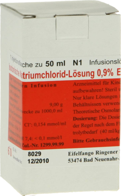 ISOTONISCHE NaCl L�sung 0,9% Eifelfango 50 ml von EIFELFANGO GmbH & Co. KG