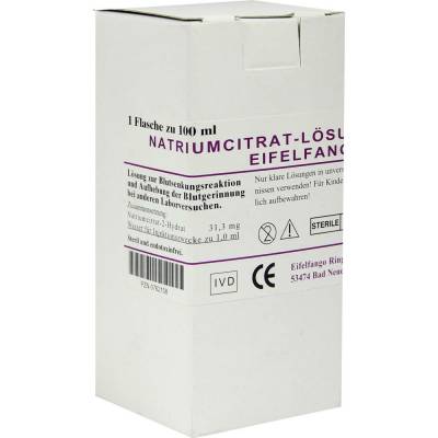 NATRIUMCITRAT-Lösung 3,13% Eifelfango 100 ml Lösung von EIFELFANGO GmbH & Co. KG