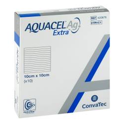 "AQUACEL Ag Extra 10x10 cm Kompressen 10 Stück" von "EMRA-MED Arzneimittel GmbH"