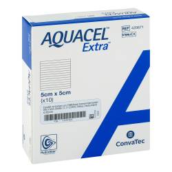 "AQUACEL Extra 5x5 cm Verband 10 Stück" von "EMRA-MED Arzneimittel GmbH"