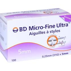 BD MICRO-FINE ULTRA Pen-Nadeln 0,25x5 mm 31 G von EMRA-MED Arzneimittel GmbH