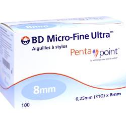 BD MICRO-FINE ULTRA Pen-Nadeln 0,25x8 mm 31 G von EMRA-MED Arzneimittel GmbH