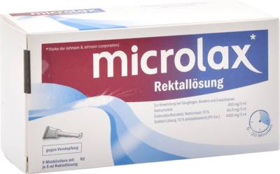 MICROLAX Rektall�sung Klistiere 9X5 ml von EMRA-MED Arzneimittel GmbH