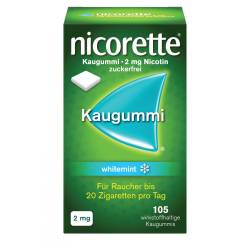 nicorette Kaugummi 2mg whitemint von EMRA-MED Arzneimittel GmbH