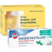 Erkältungsset Sidroga Tee & Emser Pastillen von EMS