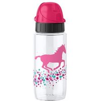 Emsa Trinkflasche Tritan Kids pink Horse 0,5l transparent von EMSA