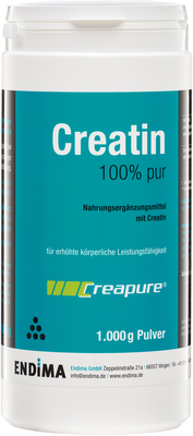 CREATIN 100% Pur Pulver 1000 g von ENDIMA Vertriebsgesellschaft mbH