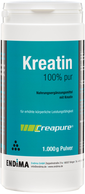 KREATIN 100% Pur Pulver 1000 g von ENDIMA Vertriebsgesellschaft mbH