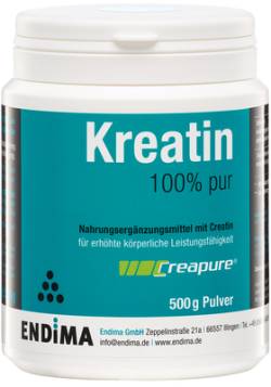 KREATIN 100% Pur Pulver 500 g von ENDIMA Vertriebsgesellschaft mbH