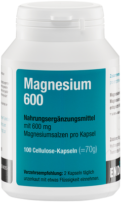 MAGNESIUM 600 Kapseln 70 g von ENDIMA Vertriebsgesellschaft mbH