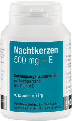 NACHTKERZEN 500 mg+E Kapseln 61 g von ENDIMA Vertriebsgesellschaft mbH