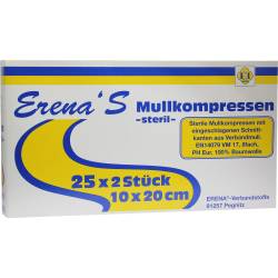 ERENA STERIL Mullkompresse 10x20 cm 8fach 25 X 2 St Kompressen von ERENA Verbandstoffe GmbH & Co. KG