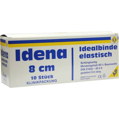 IDENA Idealbinden 8 cm Schlingkante 10 St Binden von ERENA Verbandstoffe GmbH & Co. KG