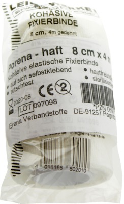 PORENA Haft Binde 8 cmx4 m von ERENA Verbandstoffe GmbH & Co. KG