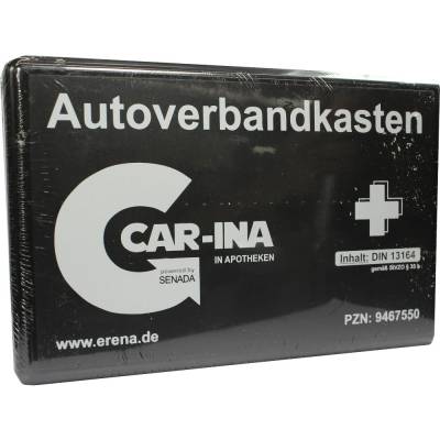 SENADA CAR-INA Autoverbandkasten schwarz 1 St ohne von ERENA Verbandstoffe GmbH & Co. KG