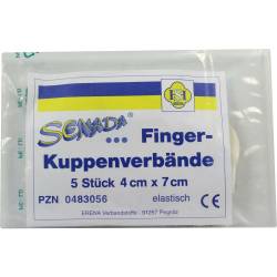 SENADA Fingerkuppenverband 4x7 cm 5 St ohne von ERENA Verbandstoffe GmbH & Co. KG
