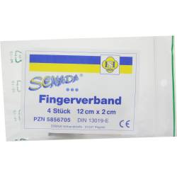 SENADA Fingerverband 2x12 cm 4 St ohne von ERENA Verbandstoffe GmbH & Co. KG