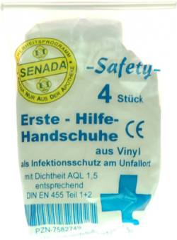 SENADA Handschuhe Safty 4 St von ERENA Verbandstoffe GmbH & Co. KG