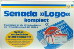 SENADA Plakette Auto Verbandkasten 10 St von ERENA Verbandstoffe GmbH & Co. KG