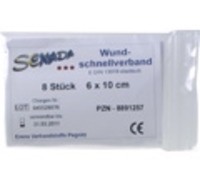 SENADA Wundschnellverband 6x10 cm von ERENA Verbandstoffe GmbH & Co. KG