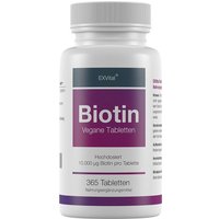 EXVital® Biotin Tabletten für Haare, Haut und Fingernägel hochdosiert von EXVital