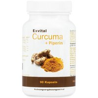 EXVital® Curcuma Kapseln + Piperin - Curcumin hochdosiert von EXVital