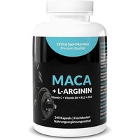 EXVital® Maca 4000 mg + L-Arginin 1800 mg Trainingsbooster von EXVital