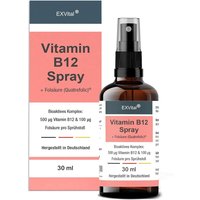 EXVital® Vitamin B12 Spray mit Quatrefolic® Folsäure von EXVital