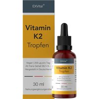 EXVital® Vitamin K2 Tropfen - Menaquinon Mk-7 all-trans-Vitamin hochdosiert von EXVital