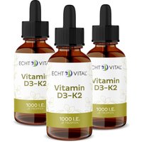 Echt Vital Vitamin D3-K2 Tropfen von Echt Vital