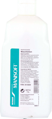 MANISOFT Waschlotion Spenderflasche 1 L von Ecolab Deutschland GmbH