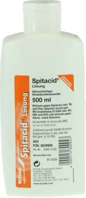 SPITACID H�ndedesinfektion Spenderflasche 500 ml von Ecolab Deutschland GmbH
