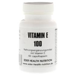 "VITAMIN E 100 Kapseln 60 Stück" von "Eder Health Nutrition"