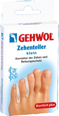 GEHWOL Polymer Gel Zehen Teiler klein von Eduard Gerlach GmbH