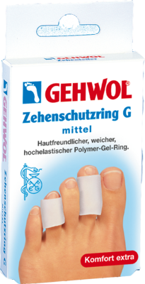 GEHWOL Polymer Gel Zehenschutzring G mittel 2 St von Eduard Gerlach GmbH