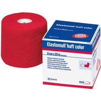 Elastomull® haft color Fixierbinde rot 20 m x 6 cm von Elastomull