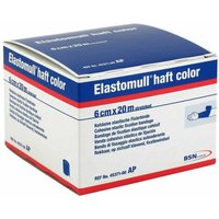 Elastomull haft color 20mx6cm blau Fixierbinde von Elastomull