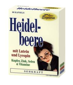 HEIDELBEERE KAPSELN 27 g von Espara GmbH