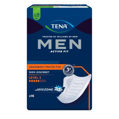 TENA MEN ACTIVE FIT LEVEL 3 Absorbent Protector von Essity Germany GmbH Health and Medical Solutions