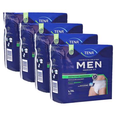 "TENA MEN Premium Fit Inkontinenz Pants Maxi L/XL 4x10 Stück" von "Essity Germany GmbH Health and Medical Solutions"