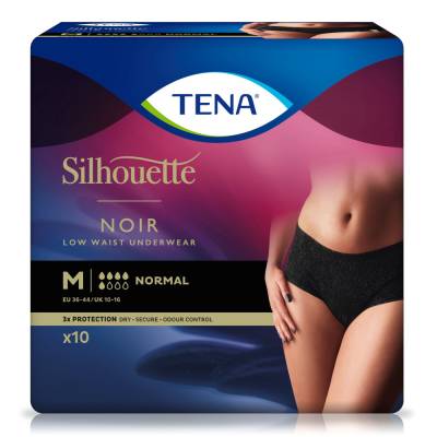 TENA Silhouette NOIR NORMAL M Hüfthohe Pants von Essity Germany GmbH Health and Medical Solutions