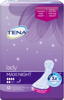 TENA LADY maxi night Einlagen 12 St von Essity Germany GmbH